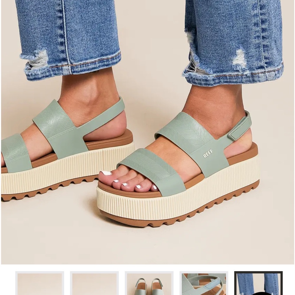Reef Green Vista Higher Platform Sandal